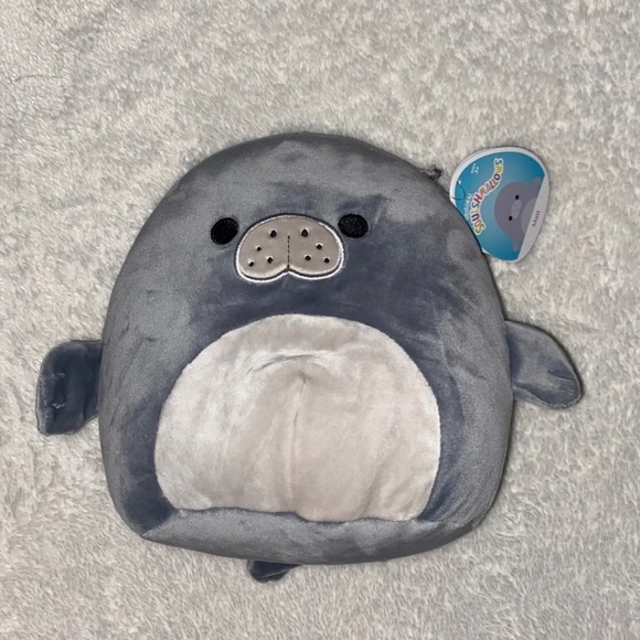 SOLD Matt the manatee 8" Squishmallow NWT - Picture 2 of 3